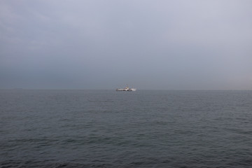 endless look sea and steamship, istanbul