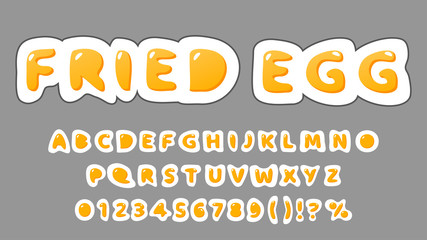 Abstract vector set of letters in doodle style