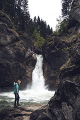 Obraz premium Buchenegger Wasserfälle in the landscape of Bavaria