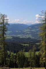 Weite / Ausblick über Berge