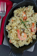 risotto crevette champignon 