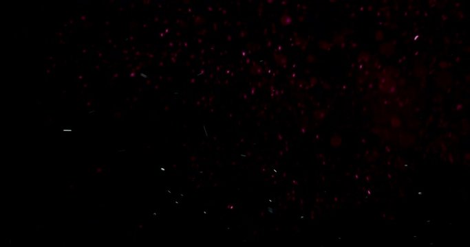 Dust Snow Particles From Top
