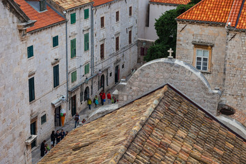 Casco antiguo de Dubrovnik, Ciudad de Dubrovnik, Croacia, Mar Adriático, Mar Mediterráneo