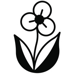 Nice Glyph spring vector icon