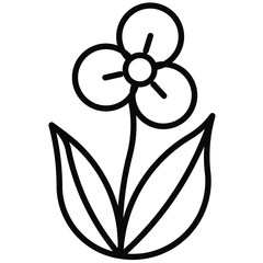 Nice Outline spring vector icon