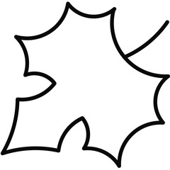 Nice Outline Autumn vector icon