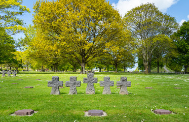 La Cambe German military cemetery.