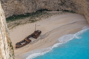 Wreck of a smugglers ship in Shipwreck Cove