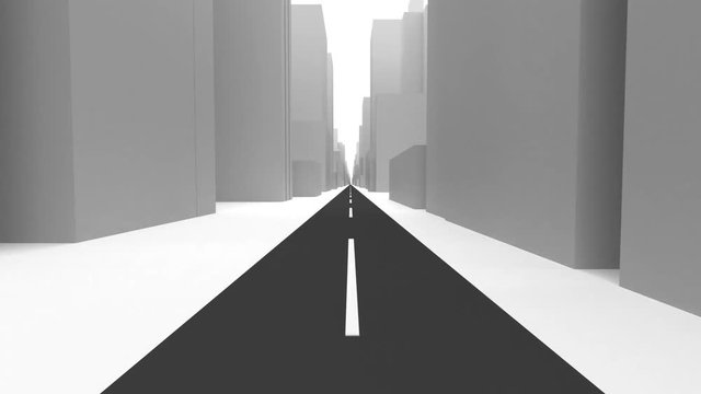 The road through the city. Navigation skills. 3