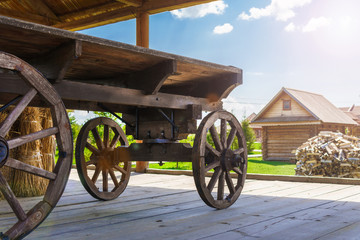 Fototapeta premium Wooden old cart