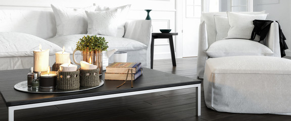 Textil Furnishing Presentation (panoramic) - 3d visalization