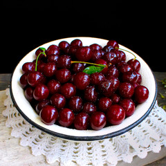 Sweet ripe cherry wood rustic