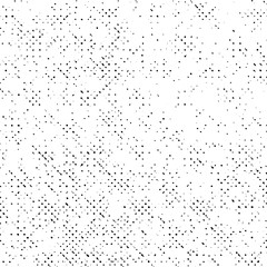 Pattern Grunge Texture Background, Black Abstract Dotted Vector, Old Halftone Scratch Design