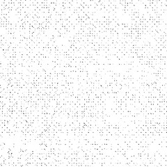 Pattern Grunge Texture on White Background, Black Abstract Dotted Vector, Old Halftone Overlay