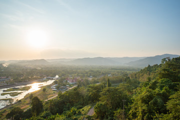 Landscape View is Beautiful Khun Dan Prakan Chon Dam, Nakhon Nayok, Thailand