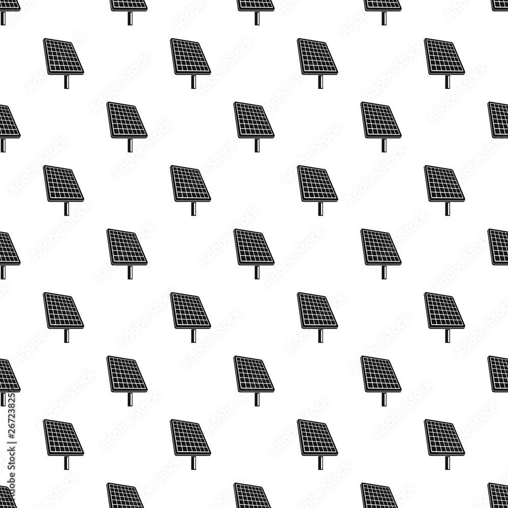 Poster solar panel pattern seamless vector repeat geometric for any web design