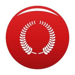 Awarding icon. Simple illustration of awarding vector icon for any design red