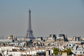 Paris - Stadtpanorama Richtung Eiffelturm
