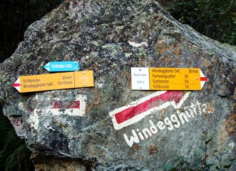 Wandern in den Schweizer Bergen