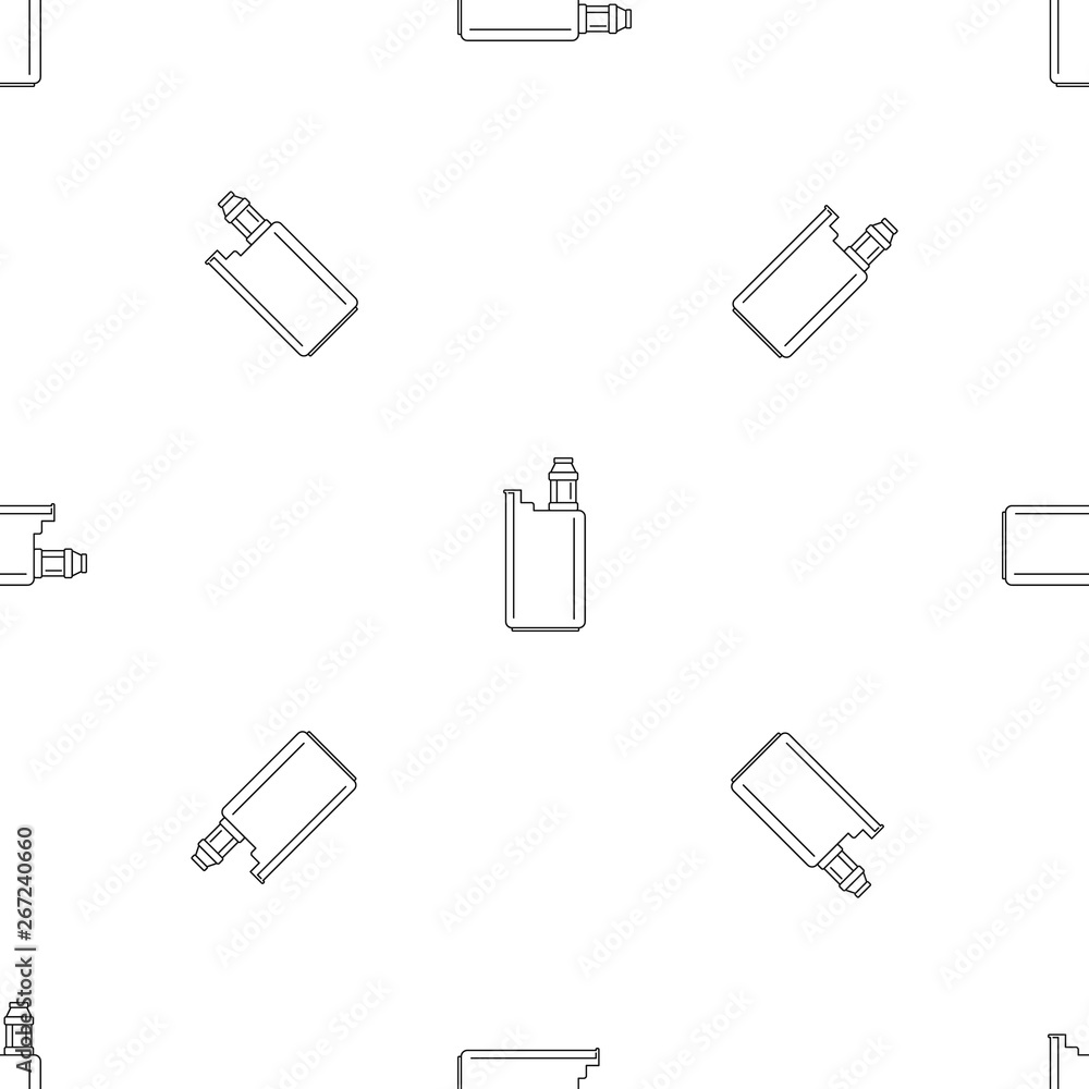 Poster vape box pattern seamless vector repeat geometric for any web design