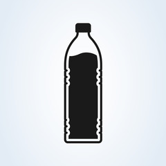 bottle Simple symbol. flat style. illustration icon isolated on white background