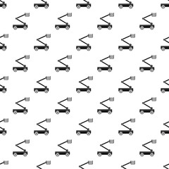 Lift small machine pattern seamless vector repeat geometric for any web design