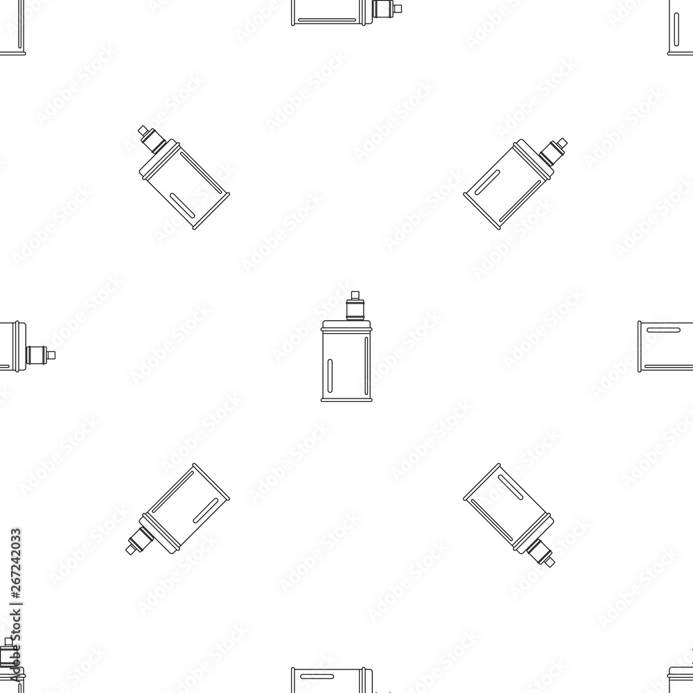 Poster vape mod pattern seamless vector repeat geometric for any web design