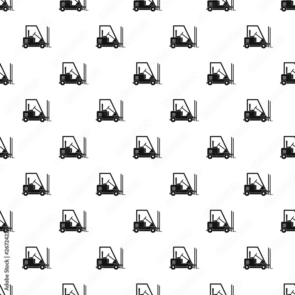 Poster forklift pattern seamless vector repeat geometric for any web design
