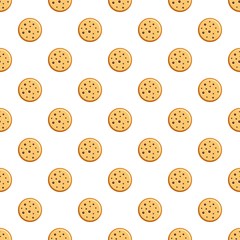 Obraz premium Poppy biscuit pattern seamless vector repeat for any web design