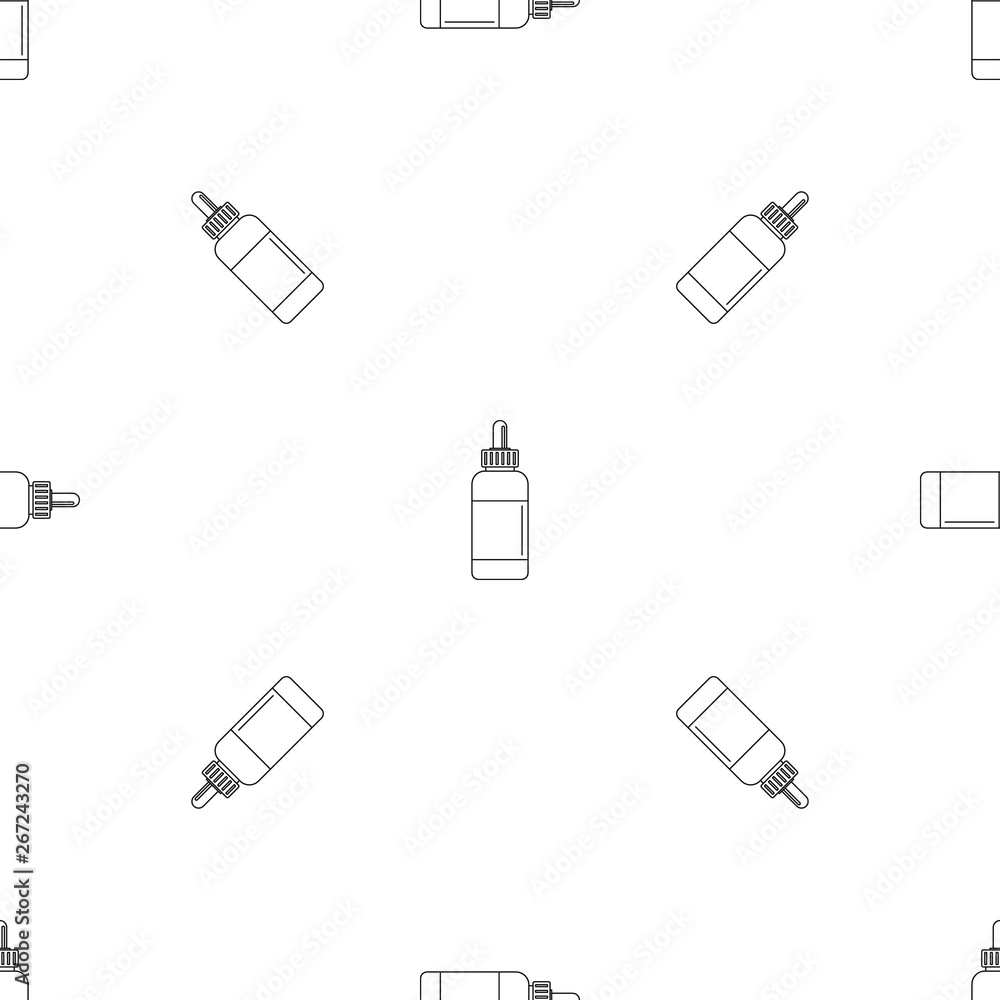 Poster vape liquid reserve pattern seamless vector repeat geometric for any web design