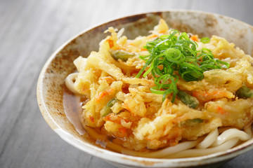 かき揚げうどん