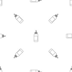 Vape liquid reserve pattern seamless vector repeat geometric for any web design