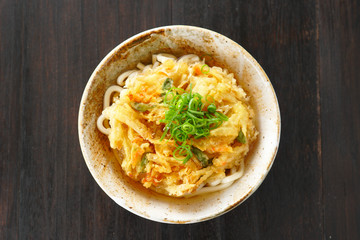 かき揚げうどん