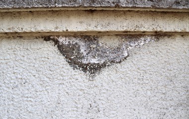 Detailed surface of aged and weathered concrete and cement walls with cracks in high resolution