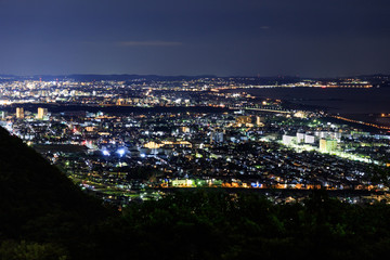 Fototapeta na wymiar 湘南平からの夜景
