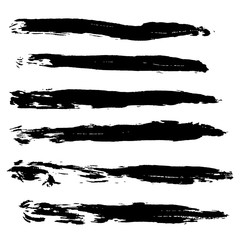 Ink vector brush strokes background. Vector illustration. Grunge texture.