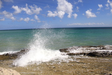 paysages de la mer caraibes