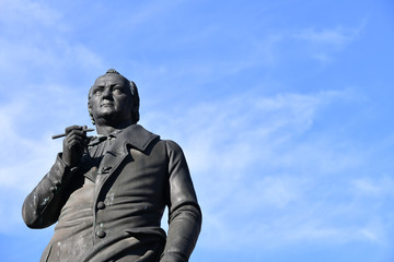 Jean Paul, Johann Paul Friedrich Richter, Schriftsteller, Klassik, Autor, Poet, Denkmal, Deutschland, Bayreuth,