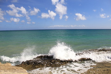 paysages de la mer caraibes