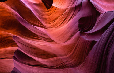 Antelope Canyon colorful walls 