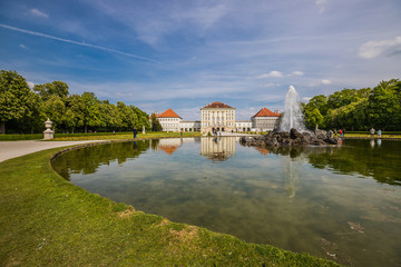 Beautfiul City Panorama Views On Munich Bavaria Germany