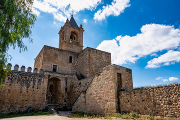 Fototapeta na wymiar Alcazaba Castle of Antequera in province Malaga. Andalusia, Spain