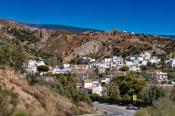 Fototapeta na wymiar Yator in La Alpujarra Granadina, Sierra Nevada, Spain.
