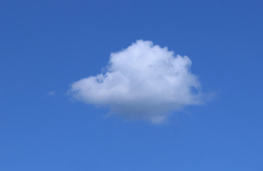 White cloud in the sky
