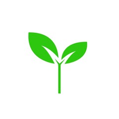 plant icon. sign design