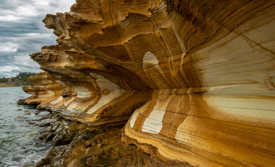 Painted Cliffs, Maria Island, Tasmania