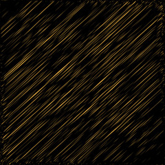 Obraz premium Vector halftone design against dark background, colored yellow and orange