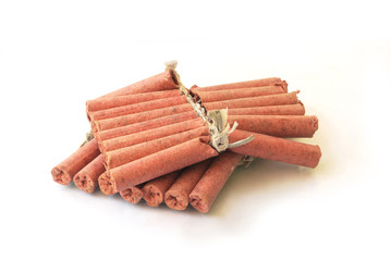 Chinese firecrackers during the Chinese New Year Festival.