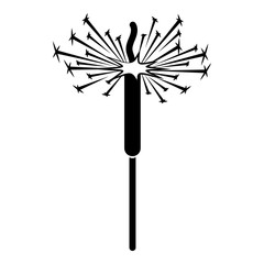 Indian fire light icon. Simple illustration of indian fire light vector icon for web design isolated on white background