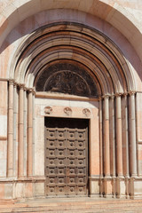 Naklejka premium Duomo di Parma in Italia, Parma city cathedral in Italy